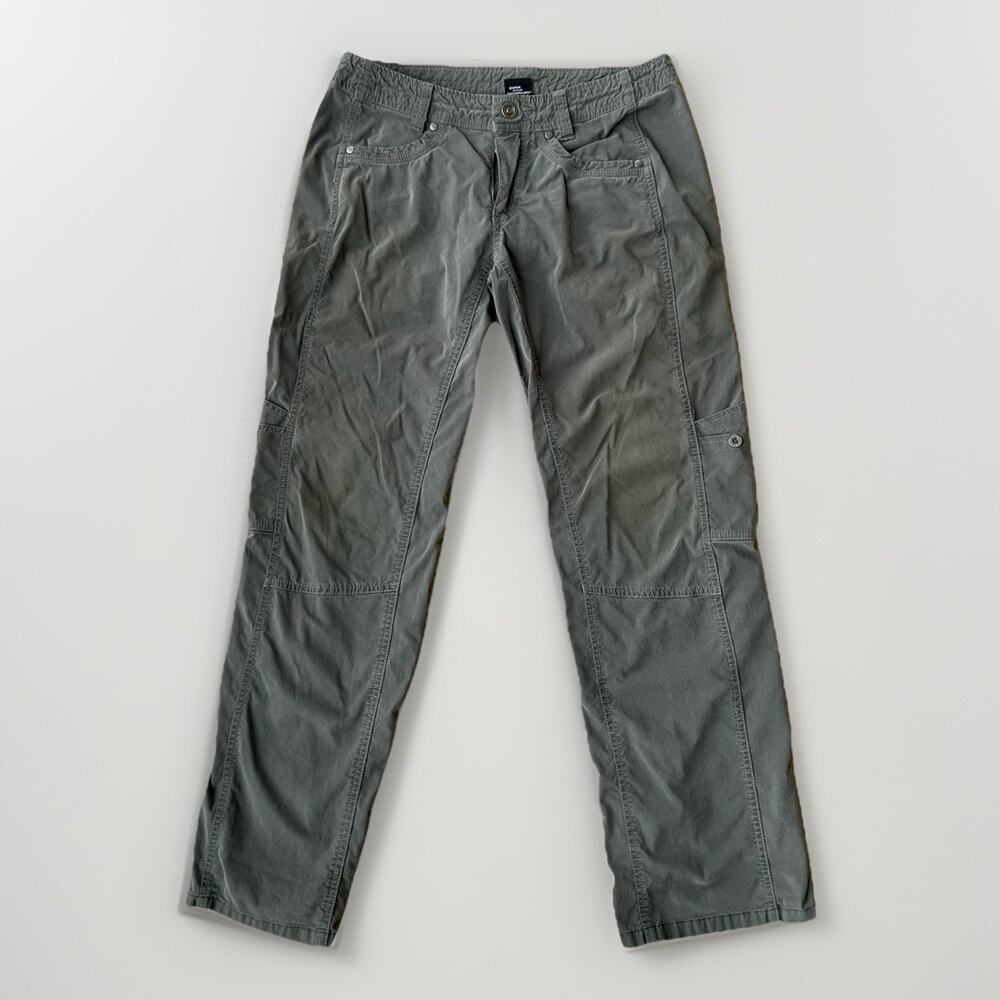 KUHL Legendary Cargo Pants Women's Size 6 Cargo Hiking Gorpcore Olive Green